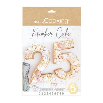 ScrapCooking Cijfer Sjablonen, Verzenden, Nieuw