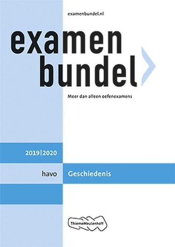 Examenbundel havo Geschiedenis 2019/2020 - Bolink, Verzenden, Gelezen