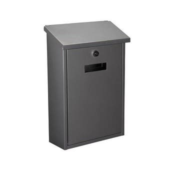 Brievenbus | Perel (Gegalvaniseerd staal, Zilver), Tuin en Terras, Verzenden, Nieuw