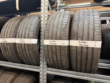 195-55-16 Michelin Zomerbanden 5mm Incl Montage 195 55 16, Auto-onderdelen, Banden en Velgen, Ophalen, Gebruikt, 16 inch, Band(en)
