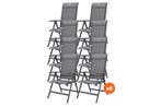 Set van 8 - Hartman Milaan verstelbare stoel, Tuin en Terras, Tuinsets en Loungesets, Verzenden, Nieuw, Overige materialen