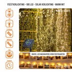 Feestverlichting - LED - Solar verlichting voor buiten - ..., Verzenden, Nieuw