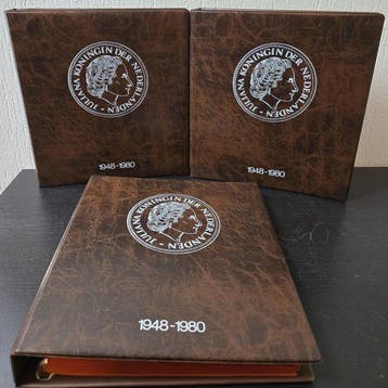 Nederland. 3 collecties Juliana. 1950/1980 excl. Zilver in, Postzegels en Munten, Munten | Nederland