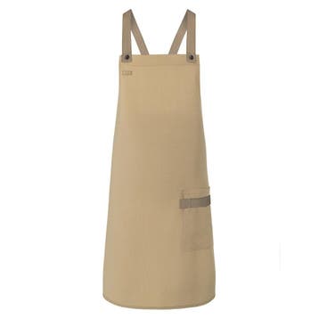 GGM Gastro | KARLOWSKY | Slabbenschort Urban Look - |, Verzenden, Nieuw, Grijs, Schort