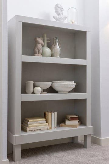 WOOOD Bonk Open Kast - Grenen - Mist - 160x103x37 -  –, Huis en Inrichting, Verzenden, Nieuw