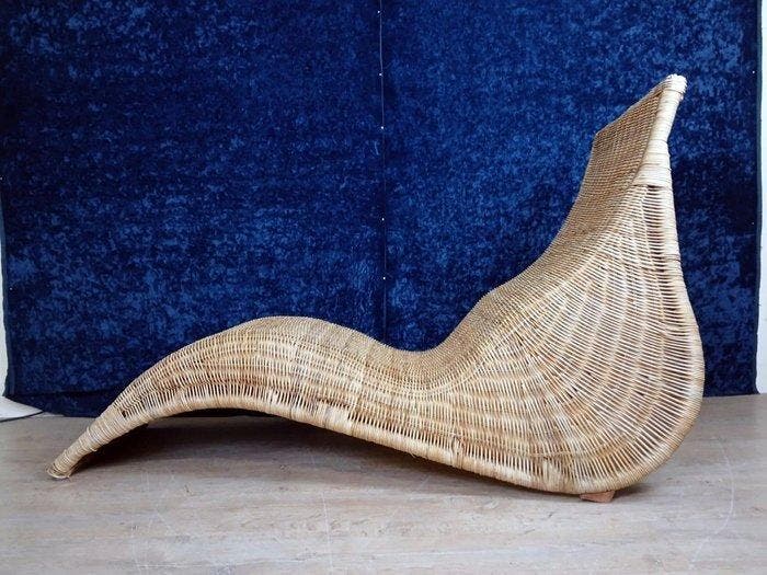 IKEA - Carl Öjerstam - Fauteuil - Rattan, Antiek en Kunst, Antiek | Meubels | Stoelen en Banken