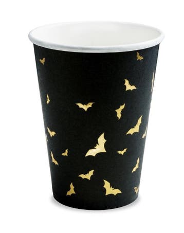 Halloween Bekers Vleermuizen (6st), Ophalen of Verzenden, Nieuw