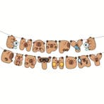 Capibara slinger en folie ballonnen set 7-delig, Verzenden, Nieuw, Versiering, Verjaardag