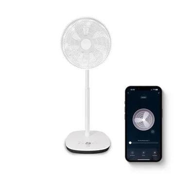 FlinQ Slimme Staande Ventilator - Stille Waaier - Bedienen m, Verzenden, Nieuw