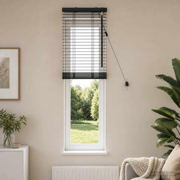 vidaXL Venetiaanse jaloezie Zwart 45 x 130 cm 35 mm, Verzenden, Nieuw, Zwart