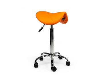 Zadelkruk Oranje - Hoge uitvoering, In hoogte verstelbaar, Nieuw, Kunststof