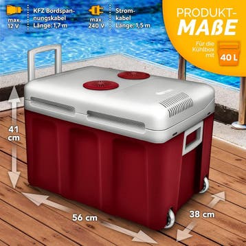 Koelbox Elektrisch – 12V en 230 volt - Coolbox - Frigobox -, Caravans en Kamperen, Koelboxen, Verzenden, Zo goed als nieuw