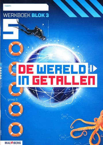 De wereld in Getallen versie 5 Werkboek blok 3 groep 5 (per, Verzenden, Nieuw