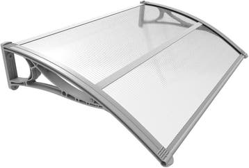 Deur Afdak 120x80cm Aluminium | 24% Korting, Kunststof, 120 cm of meer, Overige typen, Minder dan 200 cm