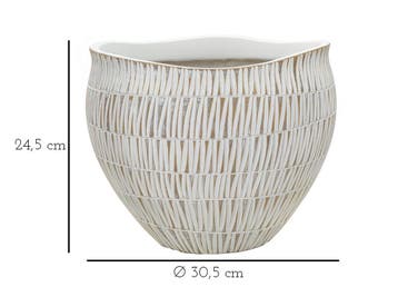 CACHEPOT STIKY CM Ø 30,5X24,5, Huis en Inrichting, Woonaccessoires | Vazen, Ophalen of Verzenden, Nieuw