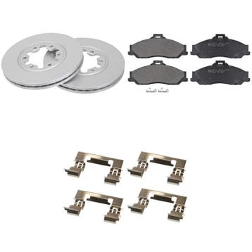 Remschijven + remblokken Voorzijde Ford Ranger 2.5 TD, Verzenden, Nieuw, Ford