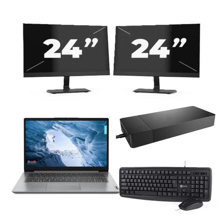 Lenovo ThinkPad T14 Gen 1 -   i5-10e 8GB  - 256GB  + 2x 24 i, Computers en Software, Windows Laptops, SSD, 14 inch, Qwerty, Refurbished