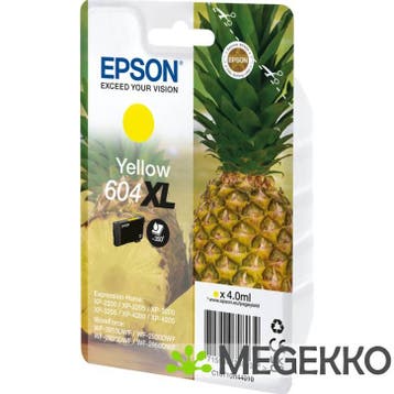 Epson 604XL 4.0ml Gele inktcartridge, Verzenden, Nieuw, Epson