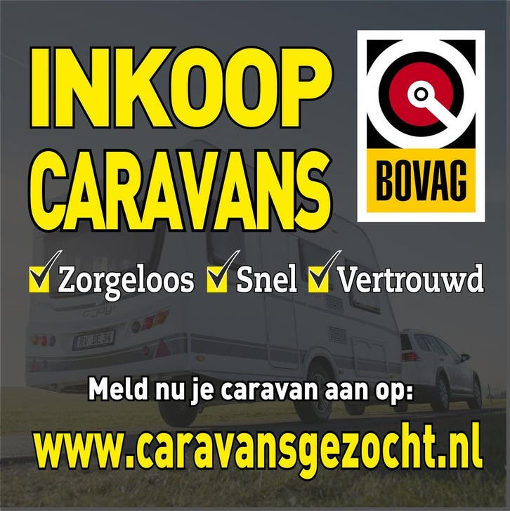 Bovag bedrijf: Inkoop alle merken caravans, Caravans en Kamperen, Caravan Inkoop