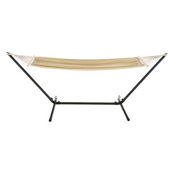 Hangmat Surte met standaard max 120 kg beige [en.casa], Verzenden, Nieuw