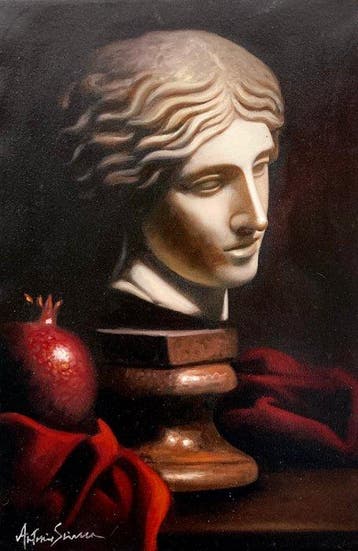 Antonio Sciacca (1957) - Aphrodite and the Pomegranate - NO