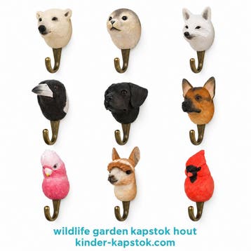 Honden wand kapstokhaakje handmade hond: Duitse Herder, Nieuw