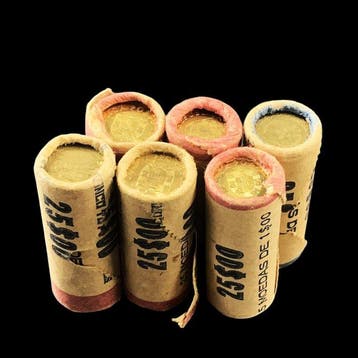 Portugal. Lot with 6 Bank Rolls of 1 Escudo Coins (UNC) -