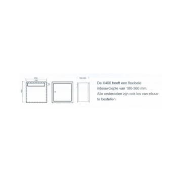 Bobinox X400 RVS achterpaneel met deurtje, Tuin en Terras, Verzenden, Nieuw