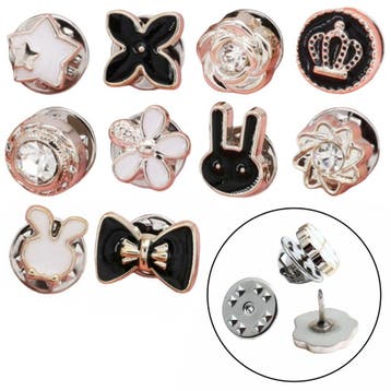 Fako Bijoux - Pin Broche Mini - Steek Pin Knopen Set - 10, Verzenden, Nieuw