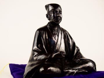 Brons - Kome Jiichi  - Sen no Rikyu , een theemeester