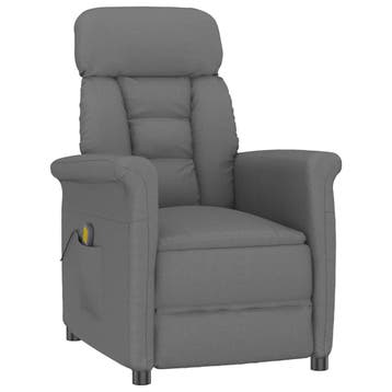vidaXL Massagestoel Donkergrijs 96.5 x 70.5 x 95 cm, Sport en Fitness, Massageproducten, Verzenden, Nieuw