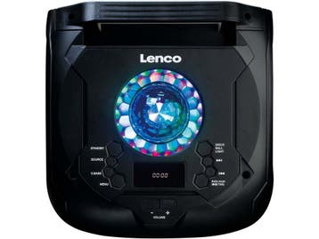 Lenco PA-260 - Party Speaker - 150W RMS - Zwart, Verzenden, Zo goed als nieuw