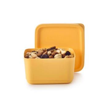Tupperware Cubix 650 ml, Huis en Inrichting, Ophalen of Verzenden, Nieuw, Geel