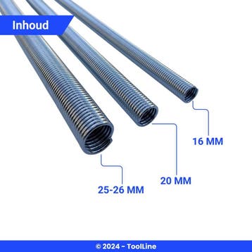 ToolLine | Buigveren set | 3-delig | uitwendig | ALUPEX, Verzenden, Nieuw