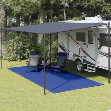 vidaXL Tenttapijt 250x500 cm blauw, Caravans en Kamperen, Verzenden, Nieuw