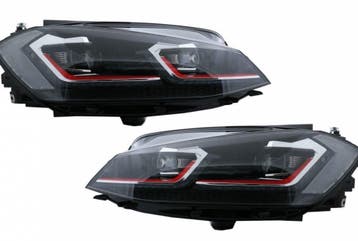 Koplampen LED Dynamisch GTI Look Geschikt Voor Golf 7,5 2..., Ophalen of Verzenden, Nieuw, Volkswagen