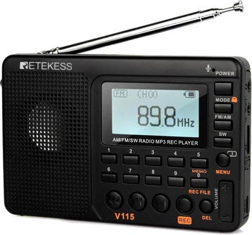 Draagbare Radio MP3-speler | Compact | Tweedekansje OP=OP, Ophalen of Verzenden, Nieuw, Wereldontvanger