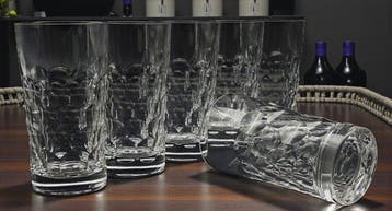 Val Saint Lambert - Drinkset (6) - Kristal, Antiek en Kunst, Antiek | Meubels | Tafels