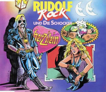 cd single - Rudolf Rock &amp; Die Schocker - Herzilein, Cd's en Dvd's, Verzenden, Zo goed als nieuw, Rock en Metal