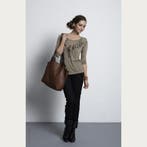 Mothers en Voque Zwangerschapsshirt Positieshirt Ribbled Ruf, Nieuw