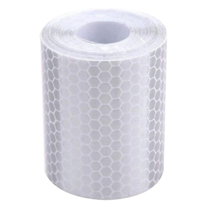 Reflecterende tape - WIT - 3 meter rol - 5cm breed, Auto diversen, Tuning en Styling, Ophalen of Verzenden