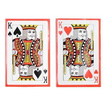 Benson Klassieke speelkaarten - 2 sets - geplastificeerd..., Ophalen of Verzenden, Nieuw