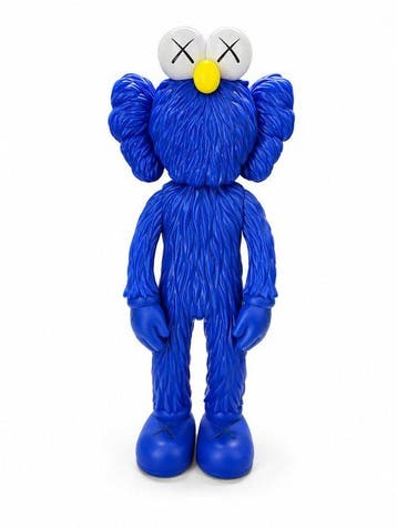 Kaws (1974) - KAWS BFF Moma Edition Bleu 2017