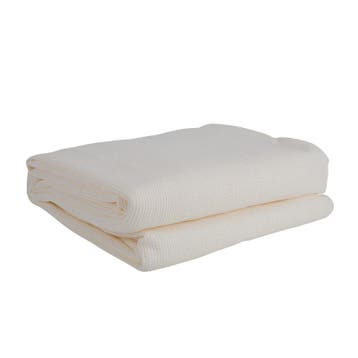 Balkondoek 80 cm hoog x 500 cm Arctic white, Ophalen of Verzenden, Nieuw