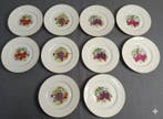 Bernardaud & Co. Limoges - Dessertservies (10) - Porselein
