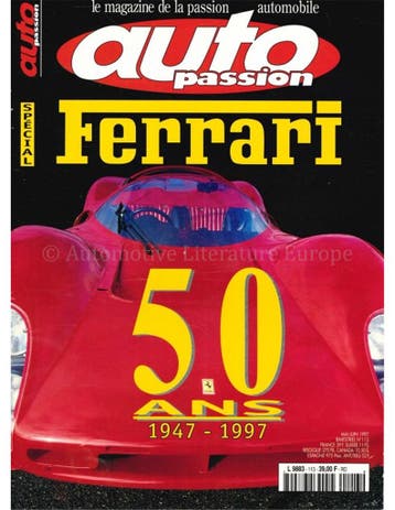 1997 AUTO PASSION MAGAZINE SPECIAL FERRARI FRANS, Nieuw, Author