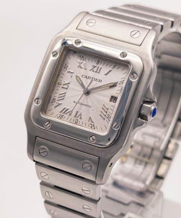 Cartier - Santos Galbée Automatic Large Model - W20040D6 -, Nieuw
