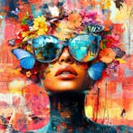 PLM-Art - Miami Pop Art Woman, Antiek en Kunst