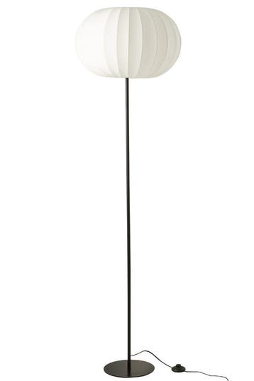 Staande lamp Lantaarn Metaal/Textiel Wit Groot, Verzenden, Nieuw