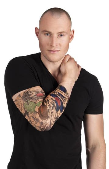 Tattoo sleeve West Coast, Hobby en Vrije tijd, Feestartikelen, Ophalen of Verzenden, Nieuw